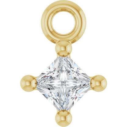 .05 CT Natural Diamond Basket Dangle