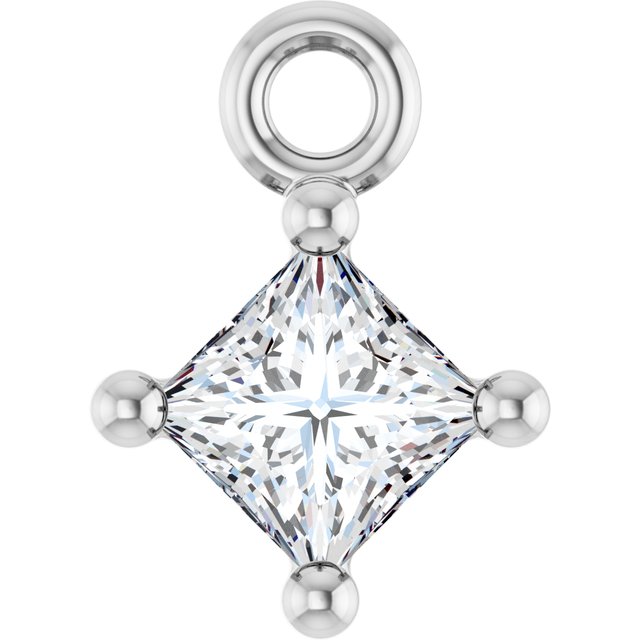 1/10 CT Lab-Grown Diamond 4-Prong Dangle