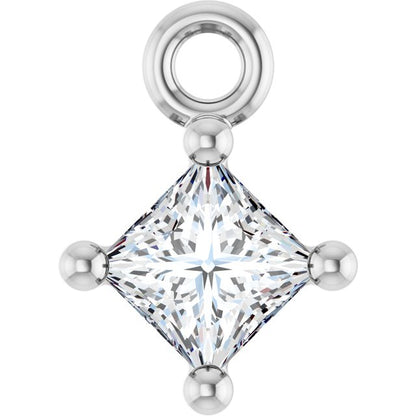 1/10 CT Lab-Grown Diamond 4-Prong Dangle