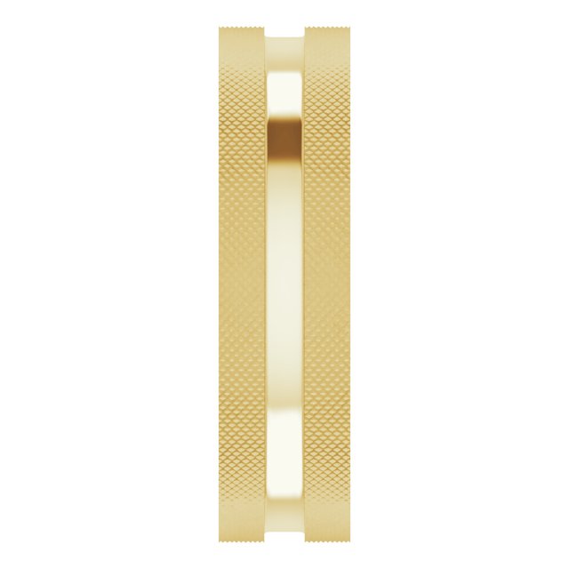 Knurled Edge Flat Band