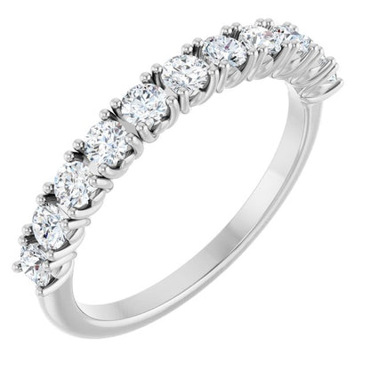 5/8 CTW Natural Diamond Anniversary Band, 2.74 x 13.7 mm