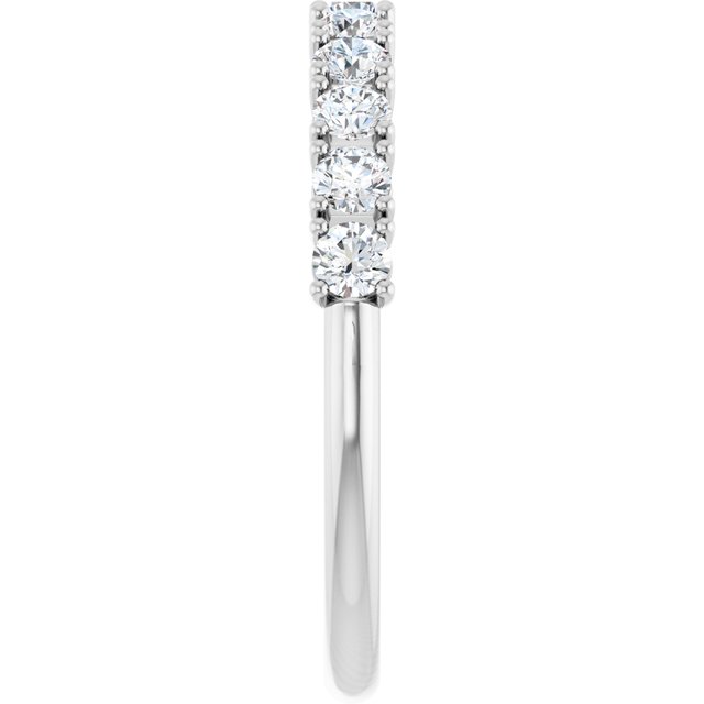 5/8 CTW Natural Diamond Anniversary Band, 2.74 x 13.7 mm