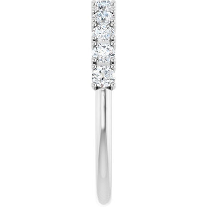 5/8 CTW Natural Diamond Anniversary Band, 2.74 x 13.7 mm