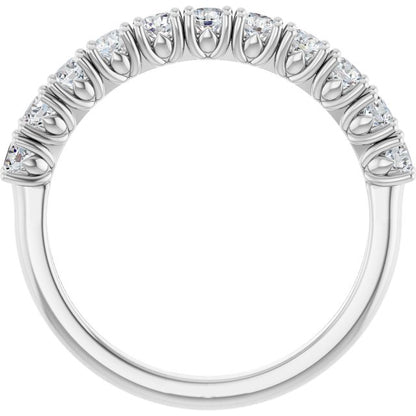 5/8 CTW Natural Diamond Anniversary Band, 2.74 x 13.7 mm