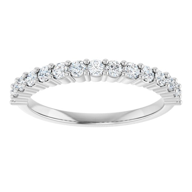 3/8 CTW Natural Diamond 15-Year Anniversary Band