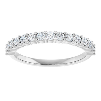 3/8 CTW Natural Diamond 15-Year Anniversary Band
