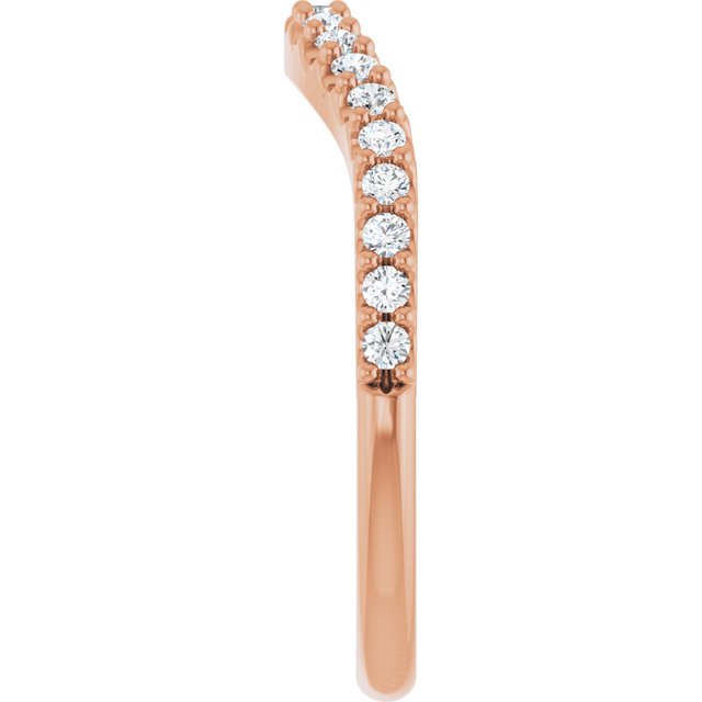1/4 CTW Natural Diamond Matching Band, 4.21 mm