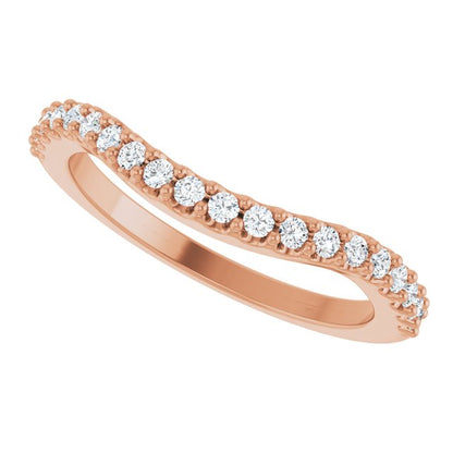 1/4 CTW Natural Diamond Matching Band, 4.21 mm