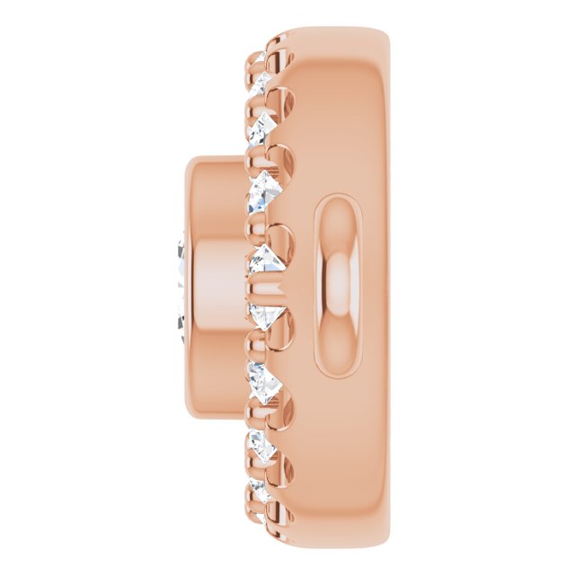 1/10 CTW Natural Diamond Evil Eye Link
