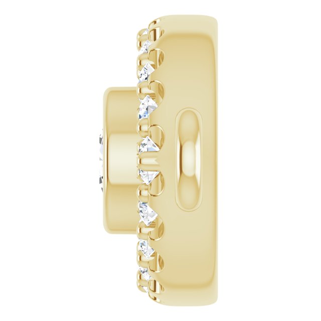 1/10 CTW Natural Diamond Evil Eye Link