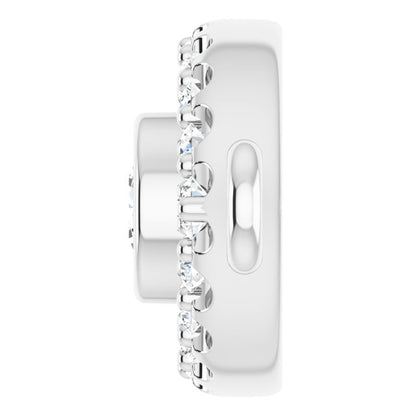 1/10 CTW Lab-Grown Diamond Evil Eye Link