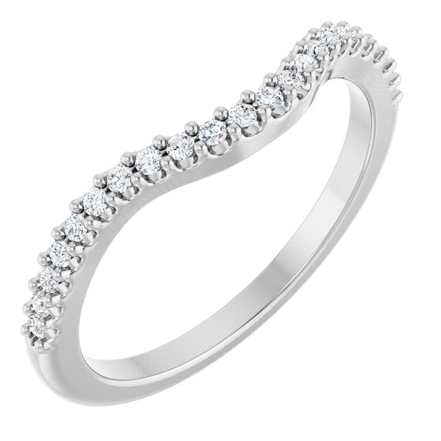 1/6 CTW Natural Diamond Matching Band, 4.03 mm