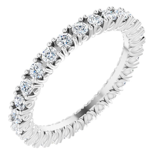 3/4 CTW Natural Diamond Eternity Band, 2.37 mm