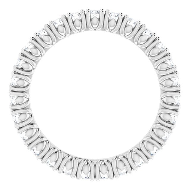 3/4 CTW Natural Diamond Eternity Band, 2.37 mm