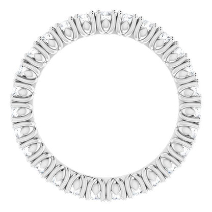 3/4 CTW Natural Diamond Eternity Band, 2.37 mm