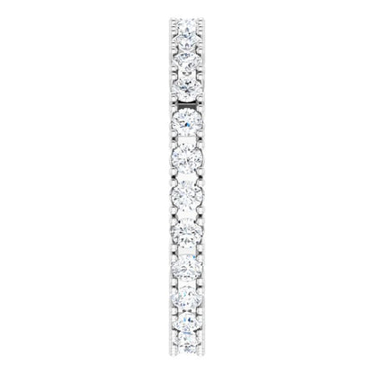 3/4 CTW Natural Diamond Eternity Band, 2.37 mm