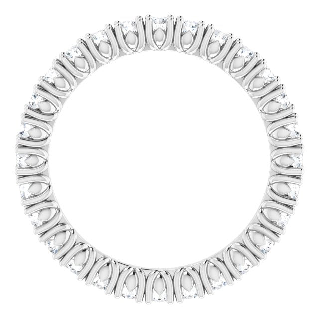 7/8 CTW Natural Diamond Eternity Band, 2.37 mm