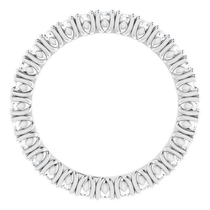 7/8 CTW Natural Diamond Eternity Band, 2.37 mm