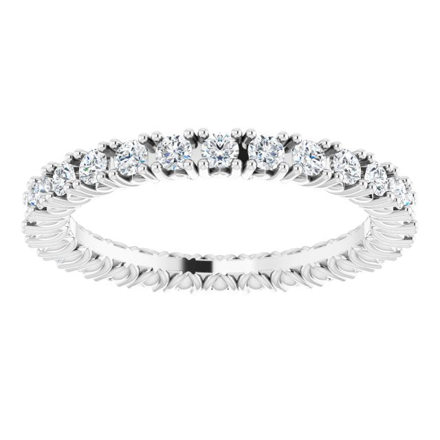 7/8 CTW Natural Diamond Eternity Band, 2.37 mm