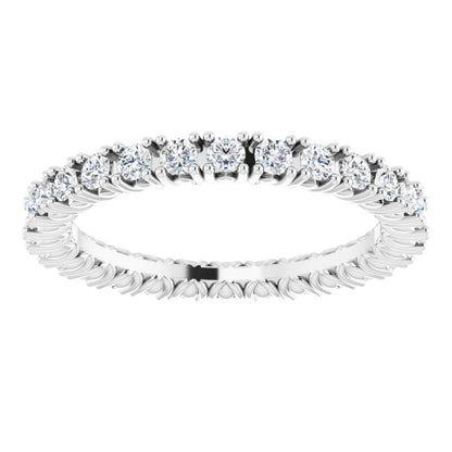 7/8 CTW Natural Diamond Eternity Band, 2.37 mm