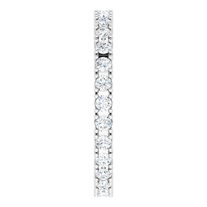 7/8 CTW Natural Diamond Eternity Band, 2.37 mm