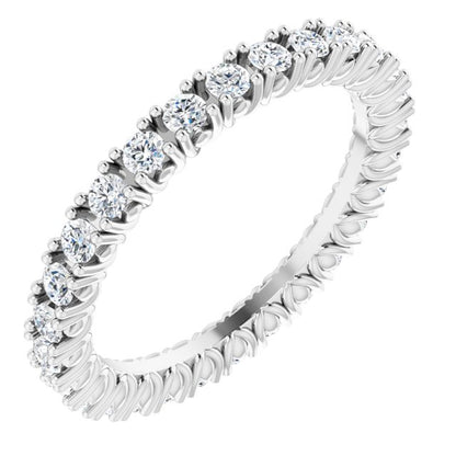 7/8 CTW Natural Diamond Eternity Band, 2.37 mm
