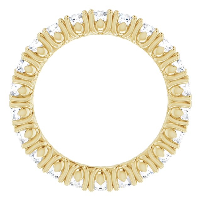 1 1/3 CTW Natural Diamond Eternity Band, 2.74 mm