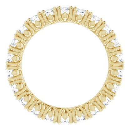 1 1/3 CTW Natural Diamond Eternity Band, 2.74 mm
