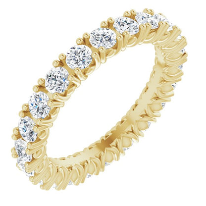 1 1/3 CTW Natural Diamond Eternity Band, 2.74 mm