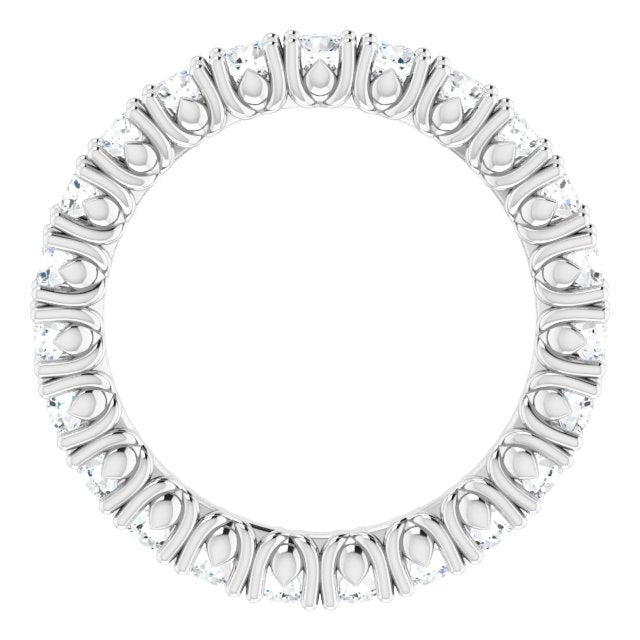 1 3/8 CTW Natural Diamond Eternity Band, 2.74 mm