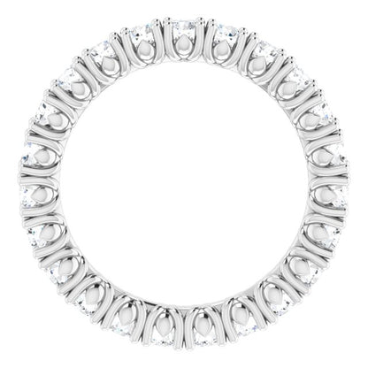 1 3/8 CTW Natural Diamond Eternity Band, 2.74 mm