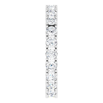 1 3/8 CTW Natural Diamond Eternity Band, 2.74 mm