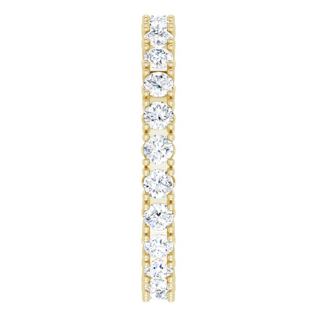 1 1/2 CTW Natural Diamond Eternity Band, 2.74 mm
