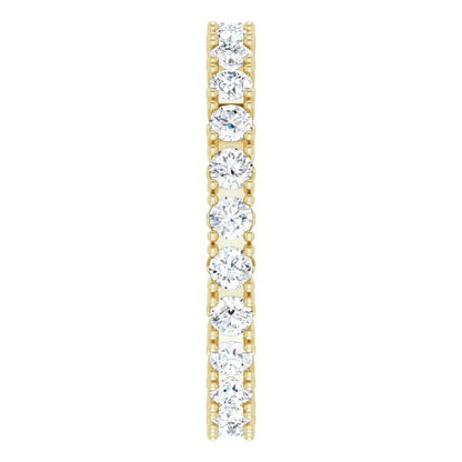 1 1/2 CTW Natural Diamond Eternity Band, 2.74 mm