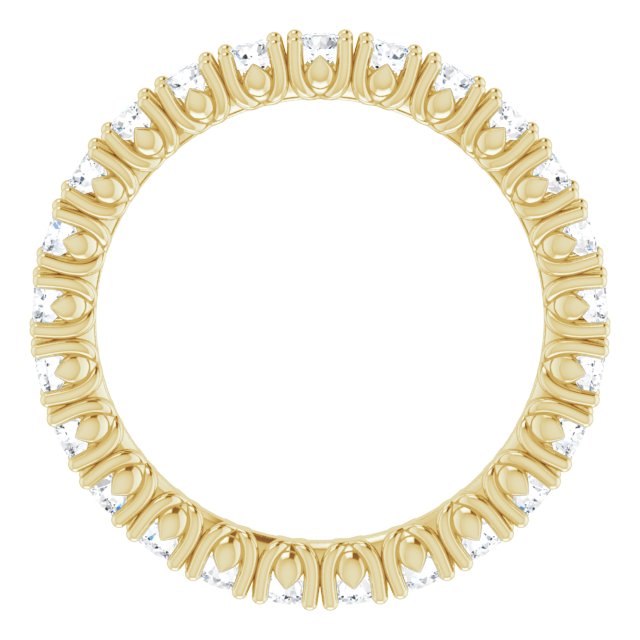 1 1/2 CTW Natural Diamond Eternity Band, 2.74 mm