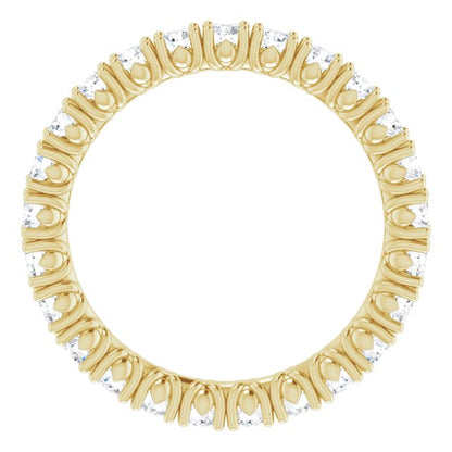 1 1/2 CTW Natural Diamond Eternity Band, 2.74 mm