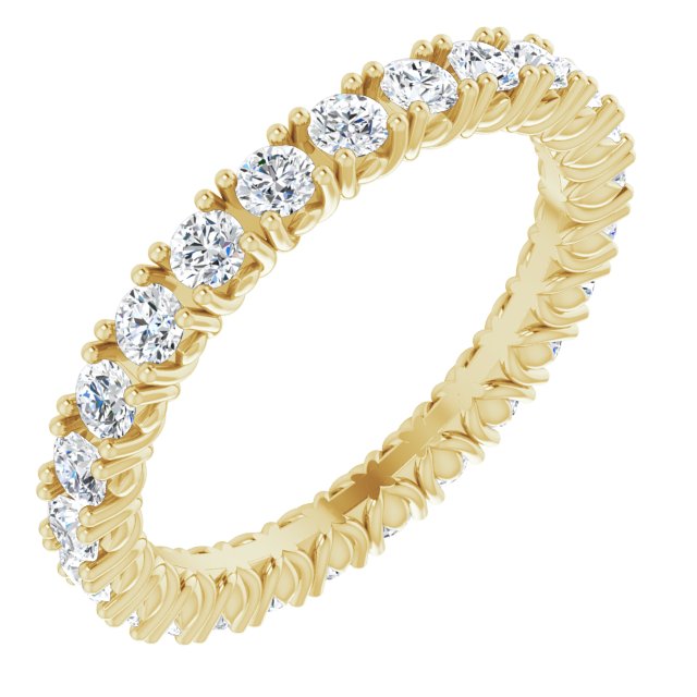1 1/2 CTW Natural Diamond Eternity Band, 2.74 mm