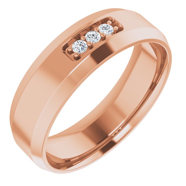 1/10 CTW Lab-Grown Diamond Band, 7 mm