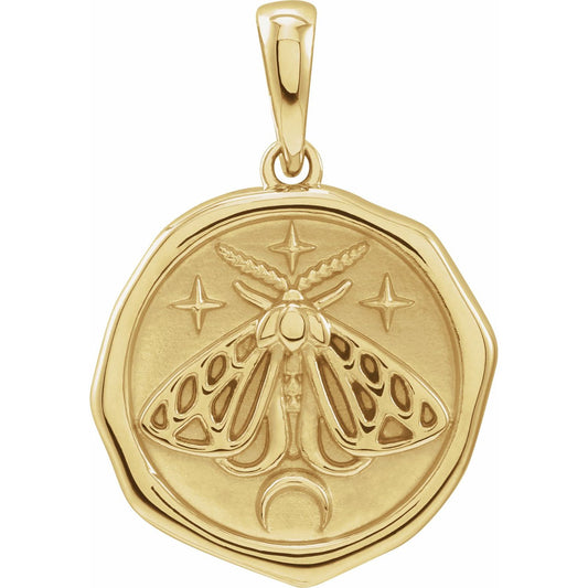 Symbolic Moth Animal Pendant