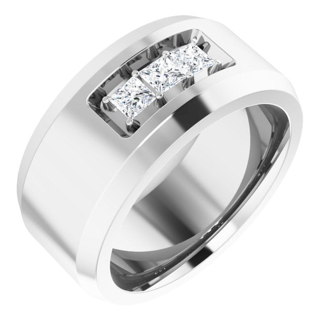 1/2 CTW Lab-Grown Diamond Band, 11 mm