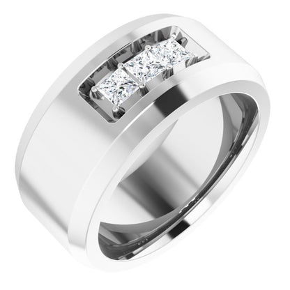1/2 CTW Lab-Grown Diamond Band, 11 mm