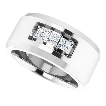 1/2 CTW Lab-Grown Diamond Band, 11 mm