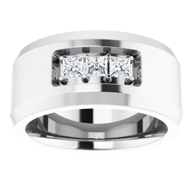 1/2 CTW Lab-Grown Diamond Band, 11 mm