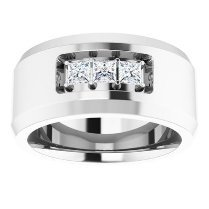 1/2 CTW Lab-Grown Diamond Band, 11 mm