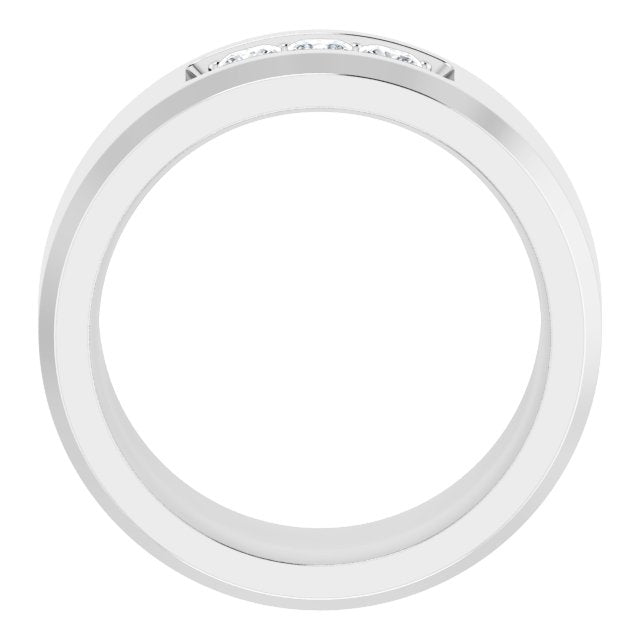 1/2 CTW Lab-Grown Diamond Band, 11 mm