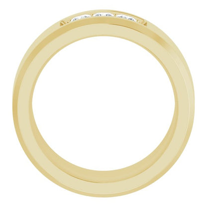 1/2 CTW Lab-Grown Diamond Band, 11 mm