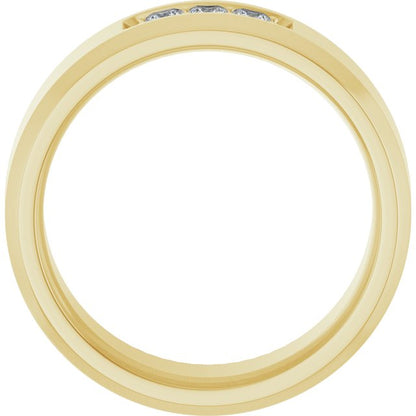 1/4 CTW Lab-Grown Diamond Band, 9.5 mm