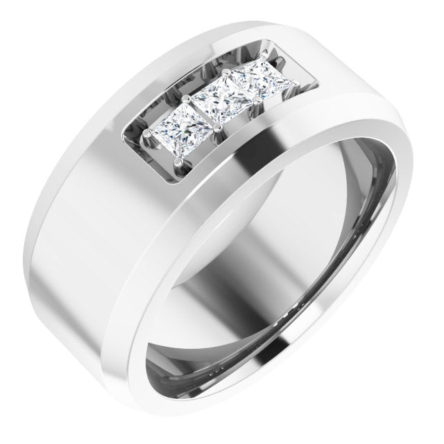 1/2 CTW Lab-Grown Diamond Band, 11 mm