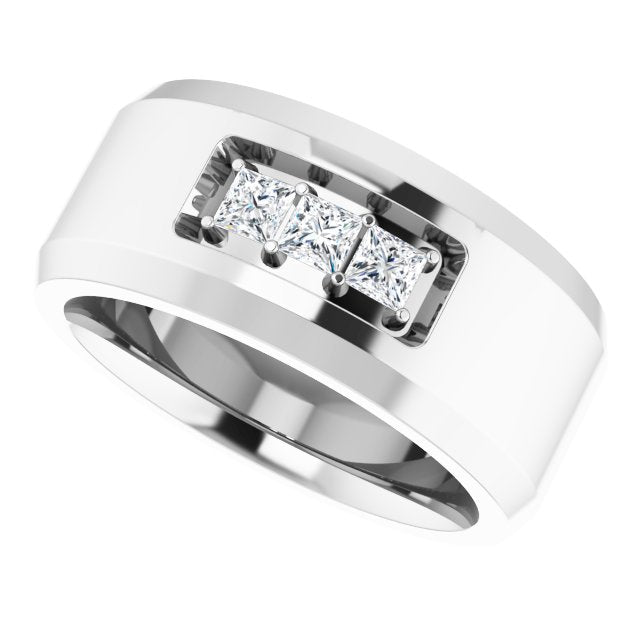 1/2 CTW Lab-Grown Diamond Band, 11 mm
