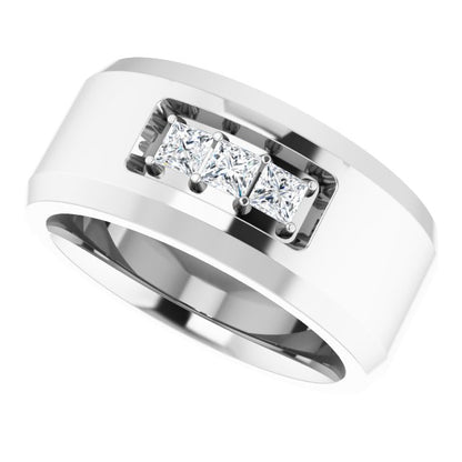 1/2 CTW Lab-Grown Diamond Band, 11 mm